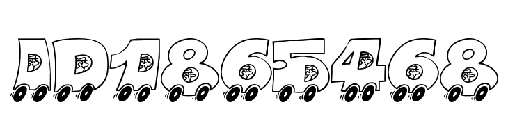 AlphaCar  Free Fonts Download