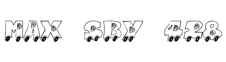 AlphaCar  Free Fonts Download