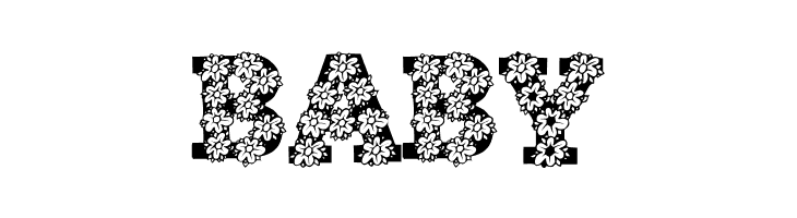 AlphaFlowers  Free Fonts Download