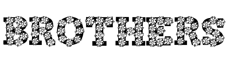 AlphaFlowers  Free Fonts Download