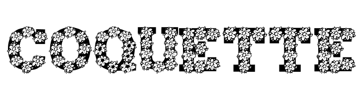 AlphaFlowers  Free Fonts Download