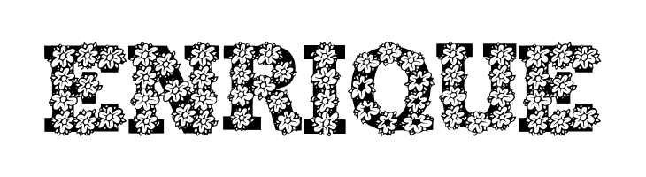 AlphaFlowers  Free Fonts Download