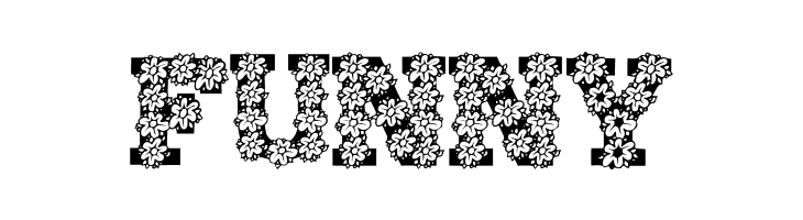 AlphaFlowers  Free Fonts Download