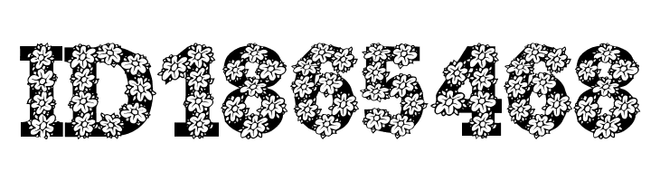 AlphaFlowers  Free Fonts Download