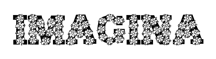 AlphaFlowers  Free Fonts Download