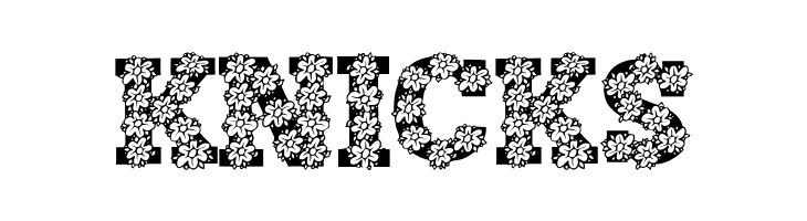AlphaFlowers  Free Fonts Download