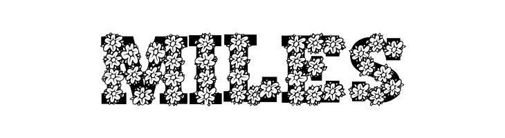 AlphaFlowers  Free Fonts Download