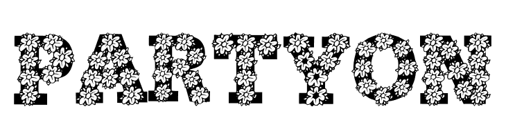 AlphaFlowers  Free Fonts Download