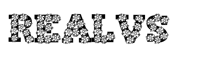AlphaFlowers  Free Fonts Download