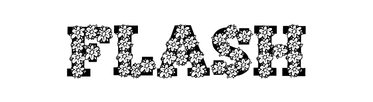 AlphaFlowers  Free Fonts Download