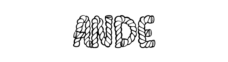 AlphaRope  Free Fonts Download