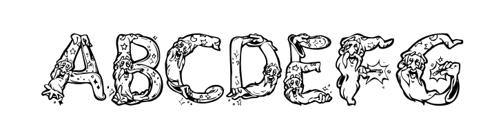 AlphaWizard  Free Fonts Download