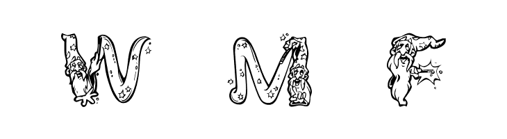 AlphaWizard  Free Fonts Download