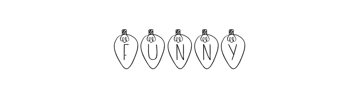 Christmas Lights  Free Fonts Download