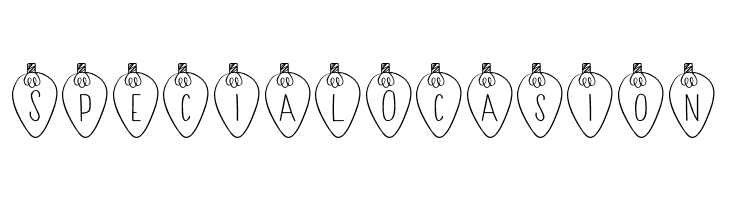 Christmas Lights  Free Fonts Download