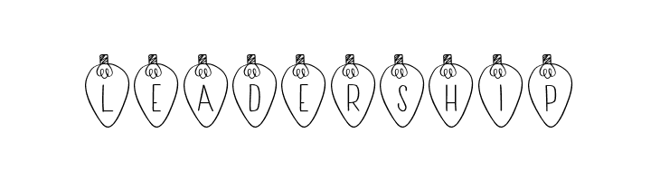 Christmas Lights  Free Fonts Download