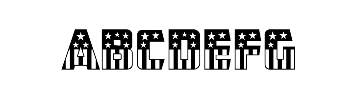 CFB1 American Patriot SOLID 2 Normal  Free Fonts Download