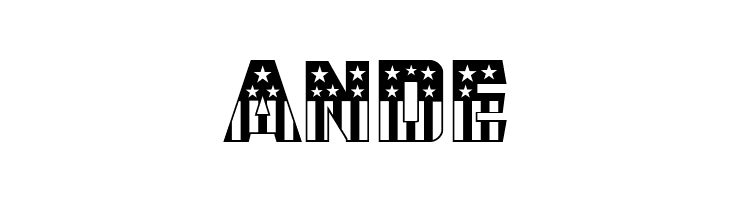 CFB1 American Patriot SOLID 2 Normal  Free Fonts Download