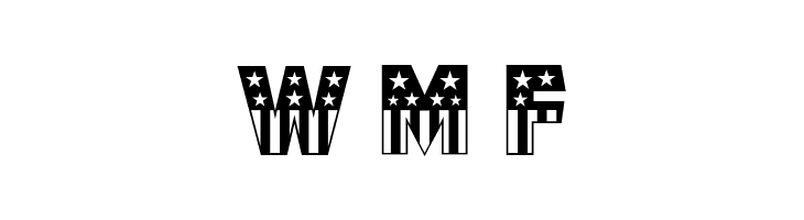 CFB1 American Patriot SOLID 2 Normal  Free Fonts Download