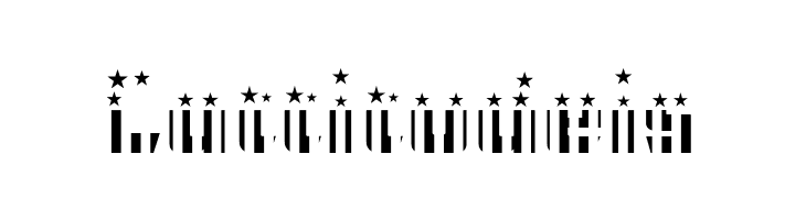 CFB1 American Patriot SPANGLE 2 Bold  Free Fonts Download