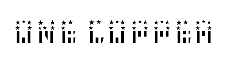 CFB1 American Patriot SPANGLE 2 Bold  Free Fonts Download