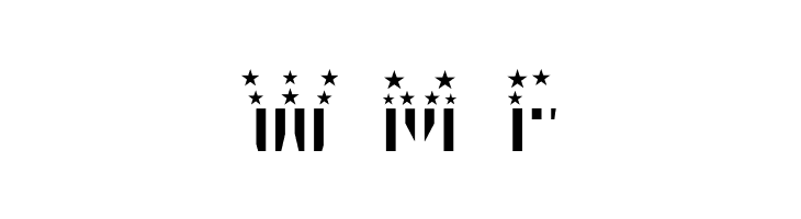 CFB1 American Patriot SPANGLE 2 Bold  Free Fonts Download