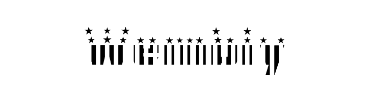 CFB1 American Patriot SPANGLE 2 Bold  Free Fonts Download
