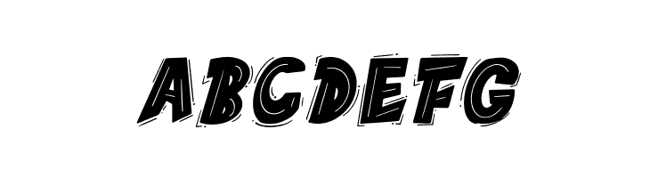 THEYGI Italic  Free Fonts Download