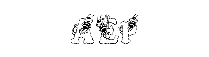 AlphaBizzyBee  Free Fonts Download