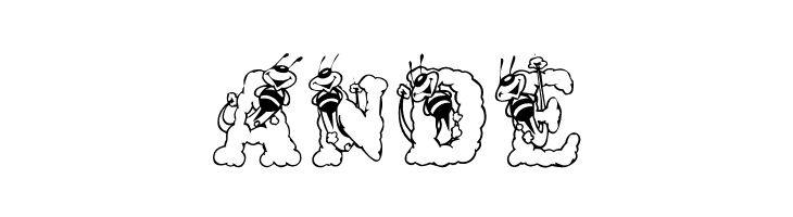 AlphaBizzyBee  Free Fonts Download