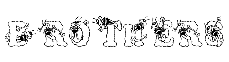 AlphaBizzyBee  Free Fonts Download