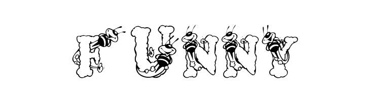 AlphaBizzyBee  Free Fonts Download