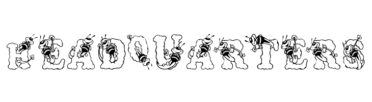 AlphaBizzyBee  Free Fonts Download