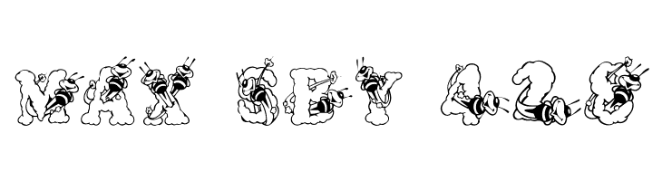 AlphaBizzyBee  Free Fonts Download