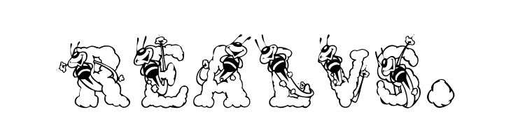 AlphaBizzyBee  Free Fonts Download