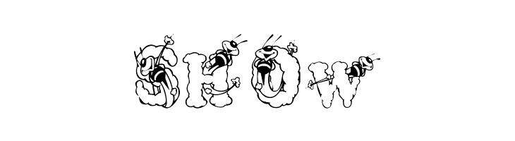 AlphaBizzyBee  Free Fonts Download