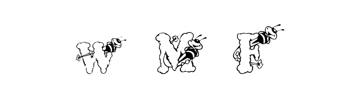 AlphaBizzyBee  Free Fonts Download