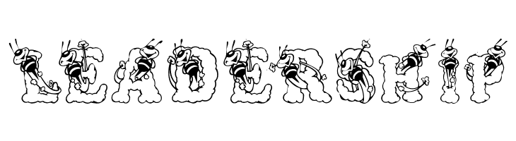 AlphaBizzyBee  Free Fonts Download