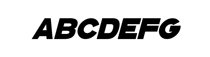 GoGoPosterPunch Italic  Free Fonts Download