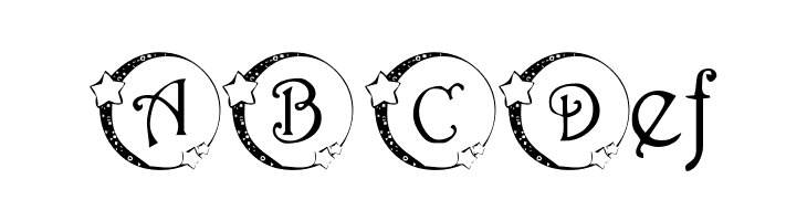 101! Star Lit Nght  Free Fonts Download