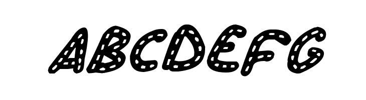 Stitchy Missy Italic  Free Fonts Download