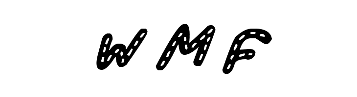 Stitchy Missy Italic  Free Fonts Download