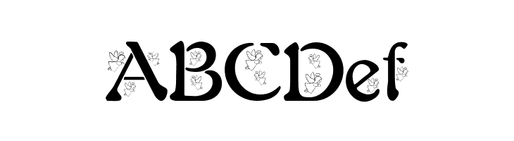 BJF Angels  Free Fonts Download