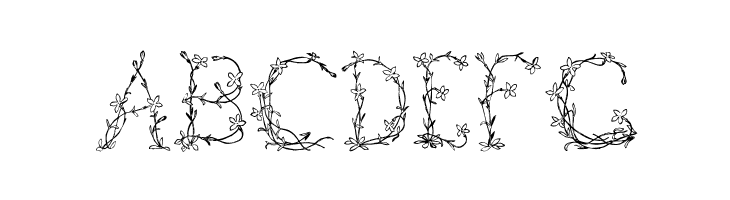 Fleurs de Liane  Free Fonts Download