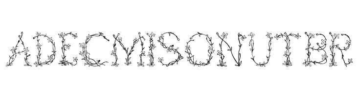 Fleurs de Liane  Free Fonts Download