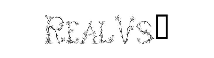 Fleurs de Liane  Free Fonts Download