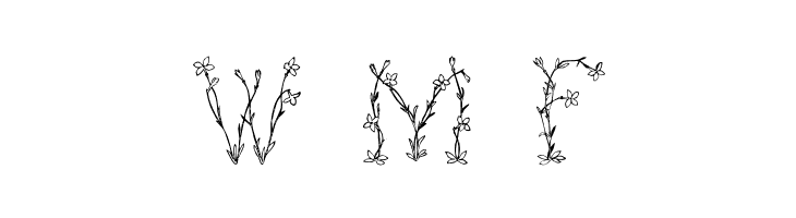 Fleurs de Liane  Free Fonts Download
