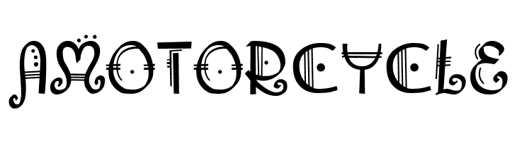 AMOTORCYCLE Amadeus Regular Font