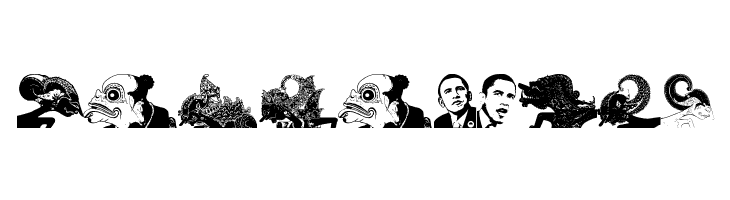 WayangObama  Free Fonts Download