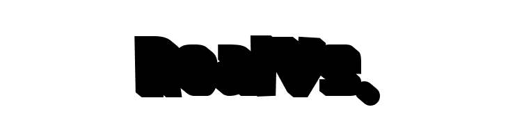 FROS BOLD Shadow  Free Fonts Download